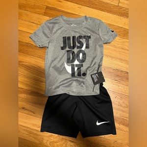 Nike boys bundle size 4 xs. New with tags. 3 shirts 1 shorts